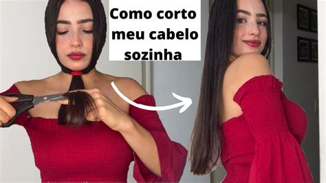 Como Cortar o Cabelo Sozinha .